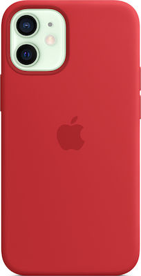 Apple Silicone Case with MagSafe Back Cover (PRODUCT)RED (iPhone 12 mini)