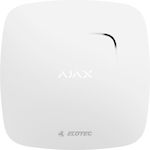 Ajax Systems Ανιχνευτής Καπνού Smart µε Αισθητήρες Θερµοκρασίας και CO Λευκός FireProtect Plus