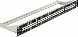 DeLock Patch Panel Keystone για Rack 1U 19" 43280
