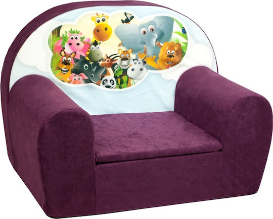Kinderstühle Tiermotive Lila 60x40x45cm