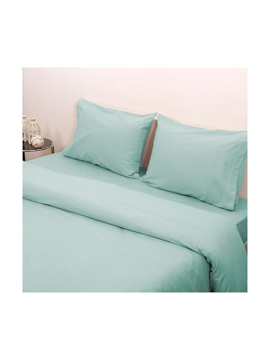 Viopros Set Baby Duvet Cover with Pillowcase Green 120x160cm