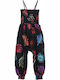 Kinder Overall Stoff Blau