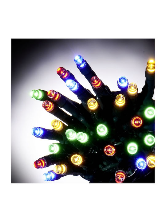 80 Becuri de Crăciun LED 5.5Pentruunsitedecomerțelectronicîncategoria"LuminideCrăciun",specificațiileunitățiisunturmătoarele: Colorate în Șir de caractere cu Cablu verde TnS