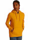 Tonal Embossed Women's Sweatshirt Hooded Yellow