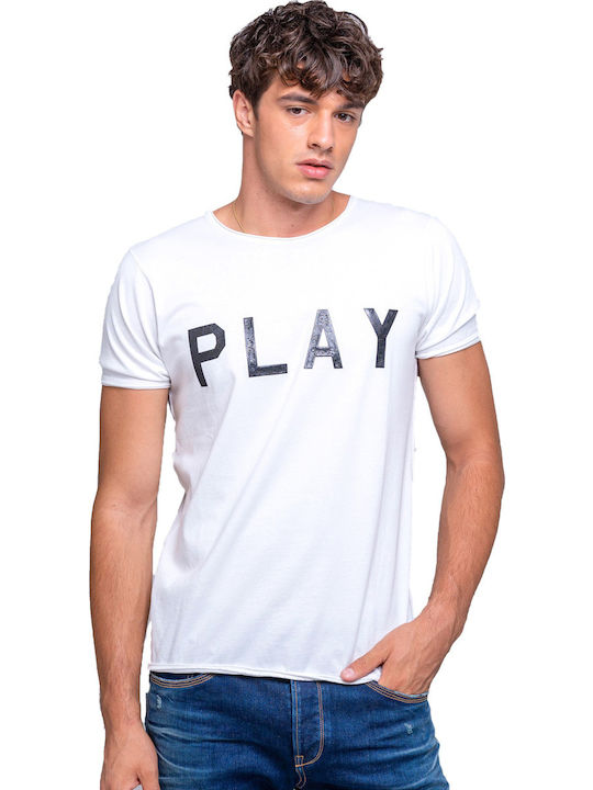 Staff Men's Short Sleeve T-shirt White 64-PL01.044.N0010