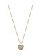 Jools Halskette mit Design Herz aus Vergoldet Silber