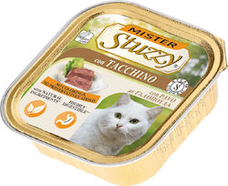 Stuzzy Mister Nasses Katzenfutter für Katze in Tablett mit Türkei 100gr 55061076