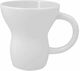 Art et Lumiere Diagonal Mug from Porcelain White 375ml