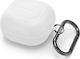 Spigen Silicone Fit Husă cu cârlig în culoarea Alb pentru Galaxy Buds Live / Pro