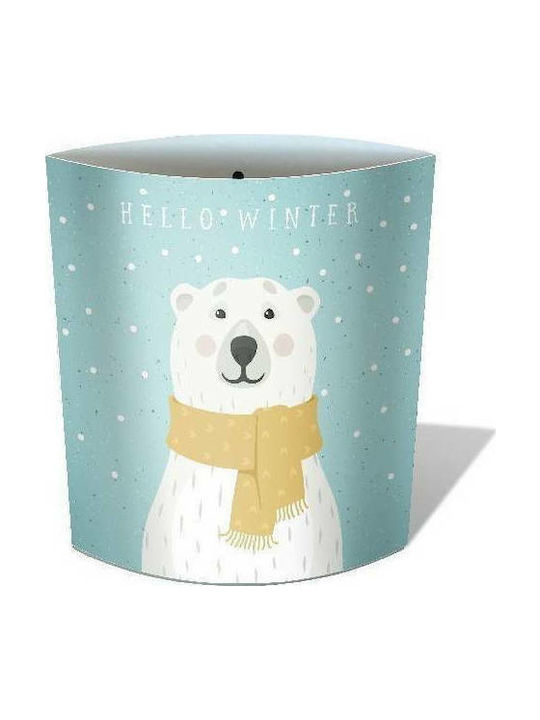 Chic Mic Dreamlights Winter Bear Table Decorative Lamp LED Battery Light Blue