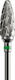 Acurata Φρέζα Καρβιδίου Τροχού Νυχιών Safety με Σχήμα Κώνου Πράσινη Επαγγελματικό Φρεζάκι Με Σταυρωτή Κοπή