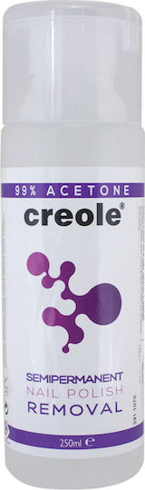 Creole Professional Καθαρό Ασετόν Νυχιών 99% 250ml