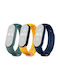 Xiaomi Strap Silicone with Pin Blue / Yellow / Mint Green (Mi Smart Band 5/Mi Smart Band 6)