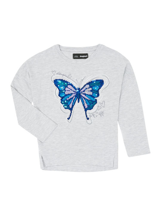 Детска блуза Сив Butterfly