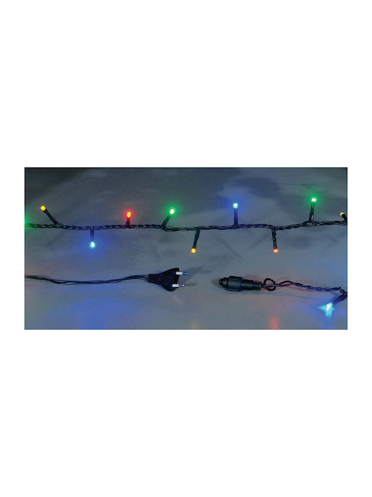 100 Luminite LED 5m. Multicolore tip Șir 1buc 100 Luminite LED 5m. Multicolore tip Șir 1buc