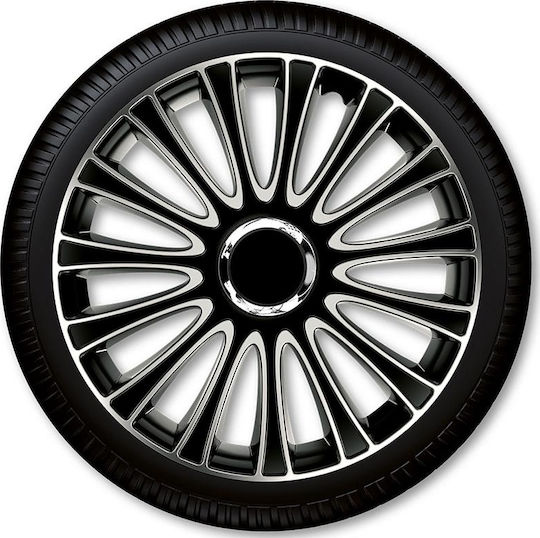Autoline Set Capace De Roți Auto Argo Le Mans 14" 4 Bucăți Argintii