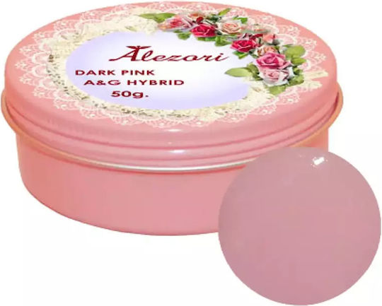 Alezori Hybrid Acrygel Νυχιών DARK PINK 50gr