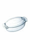 Pyrex Dutch Oven Oval Glass with Glass Lid 38x22cm 1pcs