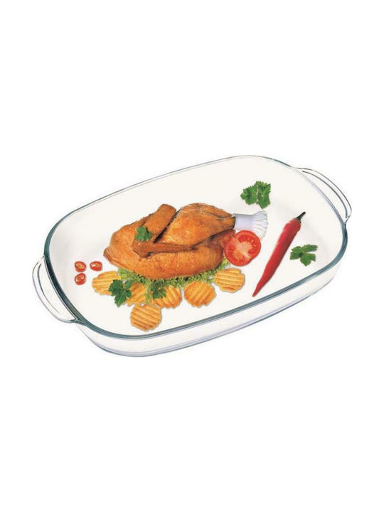 Simax Glass Oval Heat-Resistant Cookware 3500ml