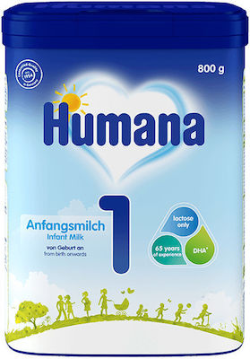 Humana Formula de lapte 1 pentru 0m+ 800gr