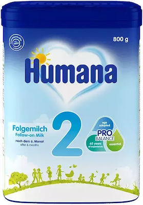 Humana Γάλα σε Σκόνη Pro Balance 2 για 6m+ 800gr