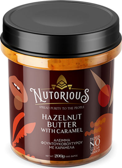 Nutorious Hazelnut Butter Hazelnut butter with Caramel with Caramel 200gr