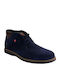 Robinson Men's Leather Boots Navy Blue