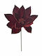 Iliadis Christmas Decorative Alexandrian 25cm Poinsettia 6pcs