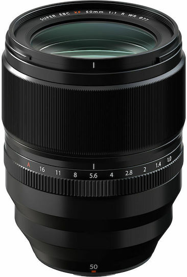 Crop Φωτογραφικός Φακός XF 50mm f/1.0 R WR Σταθερός για  X Mount Μαύρος