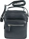 Leather Men's Bag Shoulder / Crossbody Black