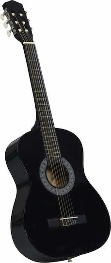 vidaXL Kids Classical Guitar 3/4 Black