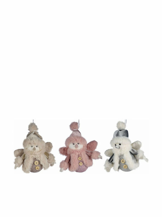 TnS Christmas Fabric Figure SNowman Height 15cm Snowman (Μiscellaneous Colors)