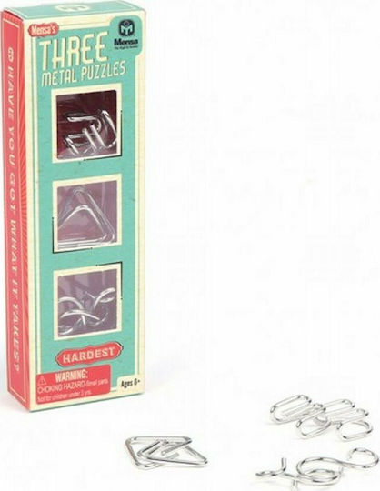 Mensa Hard Wire Γρίφος από Μέταλλο για 6+ Ετών IQ-1072C