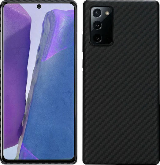 Pitaka Magcase Aramid Kevlar Back Cover Aramid Fiber 0.85mm Μαύρο (Galaxy Note 20)