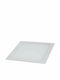 Geyer Platz Vertieft LED Panel 18W mit Warmes Weiß Licht 3000K