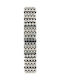 Bobroff Metallic-Armband Silber 16mm