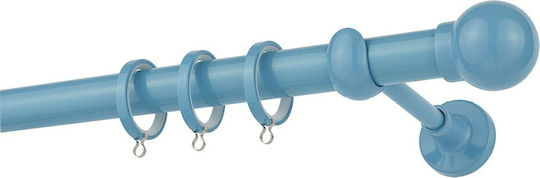 Zogometal Μεταλλικό Κουρτινόξυλο CP0058 Μονό Φ25mm 160εκ. Γαλάζιο CP0058 Zogometal Μεταλλικό Κουρτινόξυλο CP0058 Μονό Φ25mm 160εκ. Γαλάζιο CP0058