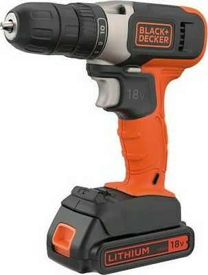 Black & Decker Δραπανοκατσάβιδο Μπαταρίας Mașină de găurit Baterie 18V 1x1.5Ah BCD001C1