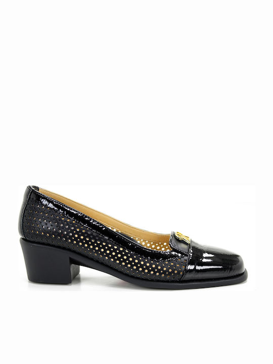 Relax Anatomic Anatomic Leather Black Low Heels