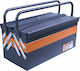 Harden Hand Tool Case Metallic 5 Slots Dimensions: W53xD20xH20cm