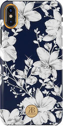 Kingxbar Blossom Swarovski Crystals Navy Blue Back Cover for iPhone X / Xs Kingxbar Blossom Swarovski Crystals Navy Blue Back Cover for iPhone X / Xs