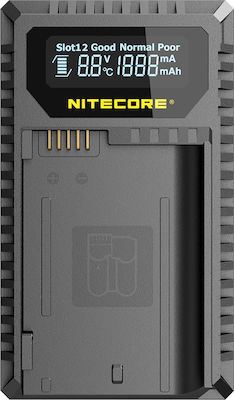 NiteCore Διπλός Φορτιστής Μπαταρίας UNK2 Συμβατός με Nikon