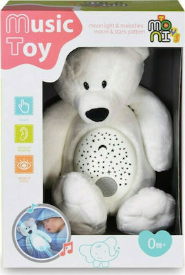 Moni Sleep Toy made of Fabric with Music and Light for 0++ Months Teddy bear