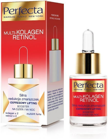 Perfecta Multi Collagen Anti-Aging Serum Booster For Face With Retinol & Peptides For Lifting 15ml