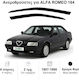 Heko Set of Windbreakers Front Car Dark Fime for Alfa Romeo Alfa 164 1987-1998 2pcs