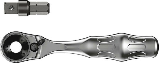 Wera Ratschen 8001 A Zyklop Mini 60 Zähne mit Vierkant 1/4" Länge 8.7cm.