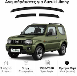 Heko Σετ Ανεμοθραύστες Μπροστινοί Σκούρο Φιμέ για Suzuki Jimny 3D 1998-2018 2τμχ 28629 Heko Σετ Ανεμοθραύστες Μπροστινοί Σκούρο Φιμέ για Suzuki Jimny 3D 1998-2018 2τμχ 28629