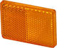 Auto Gs Truck Reflector Reflective Rectangle 94x44mm Orange 26103101