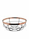 Ankor Φρουτιέρα Μεταλλική Ροζ-Χρυσή 26x26x10.5εκ.