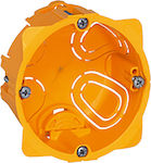 Legrand Batibox Recessed Electrical Box Branching for Drywall 1 Position 40mm Yellow in Orange Color 080041